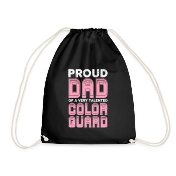 fier papa d’un garde de couleur très talentueux Design - Sac de sport léger - noir - Devant