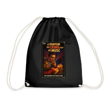VHS nanar policier - Le parfum... - Sac de sport léger - noir - Devant