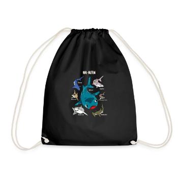 Requin garçon biologie des espèces de requin - Sac de sport léger - noir - Devant
