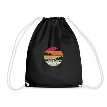 Idée de cadeau de voyage parfaite chemise cadeau voyage - Sac de sport léger - noir - Devant