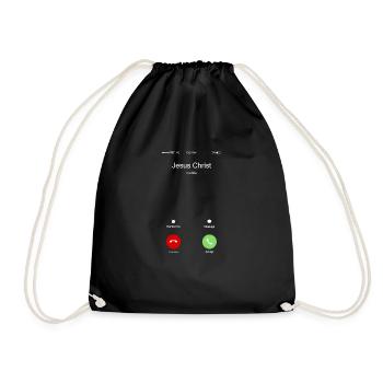 Jésus-Christ appelle l'Église chrétienne - Sac de sport léger - noir - Devant