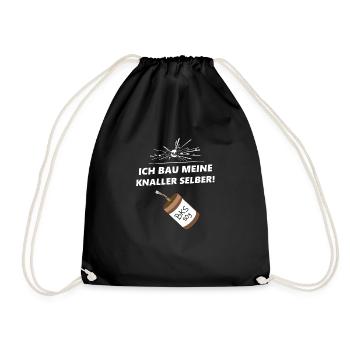 Pyro construit des feux d’artifice - Sac de sport léger - noir - Devant