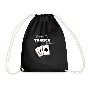 Chemise officielle de tarot - Sac de sport léger - noir - Devant