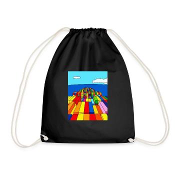 Container Ship - Drawstring Bag - black - Front