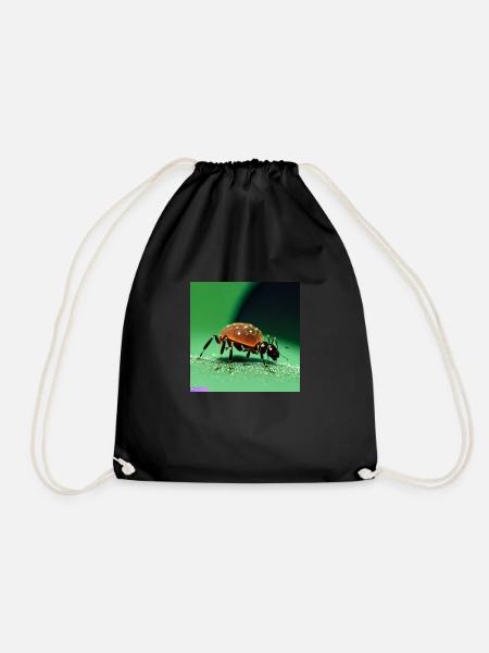Macro Collection - Drawstring Bag - black