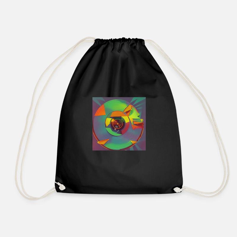 Disque vinyle - Sac de sport léger - noir