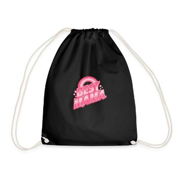 Best Mama | Best Mother - Drawstring Bag - black - Front