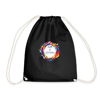 KiJØ x ISOvation - Drawstring Bag - black - Front