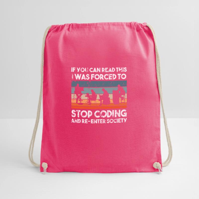 Computer scientist / programmer / programming Drawstring Bag