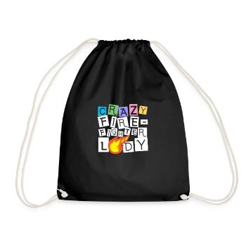Pompier pompier - Sac de sport léger - noir - Devant