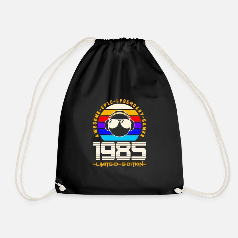 1985 - Turnbeutel - Schwarz