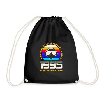 1995 - Turnbeutel - Schwarz - Vorne
