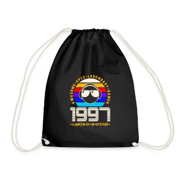 1997 - Turnbeutel - Schwarz - Vorne