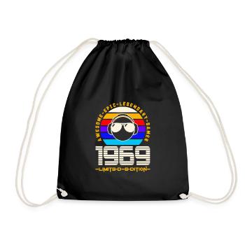 1969 - Sac de sport léger - noir - Devant