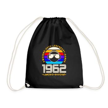 1962 - Turnbeutel - Schwarz - Vorne
