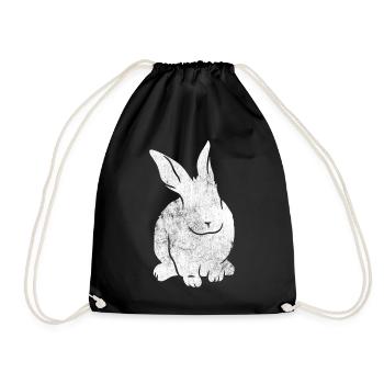 Lapin lapin lapin lapin - Sac de sport léger - noir - Devant