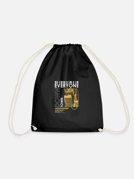 Downtown Streetwear - Turnbeutel - Schwarz