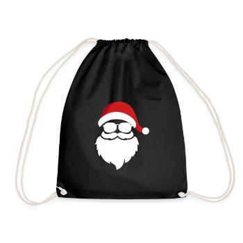 Santa - Turnbeutel - Schwarz - Vorne