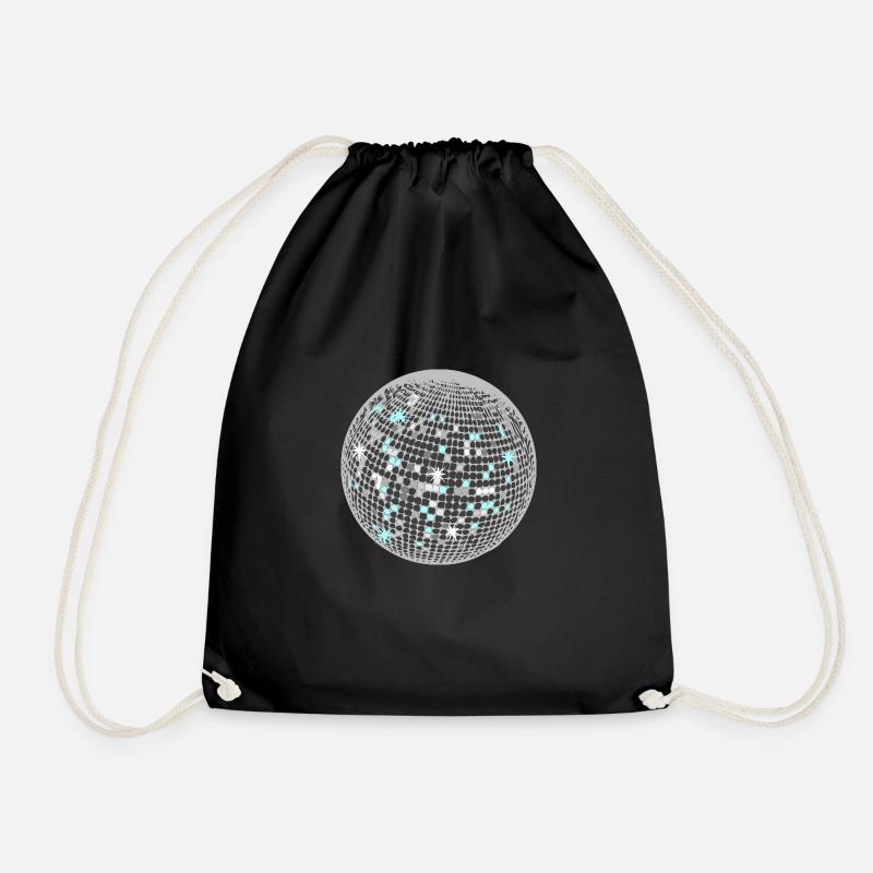 Disco ball - Sac de sport léger - noir