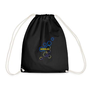 Geschenk für Charlie - Turnbeutel - Schwarz - Vorne