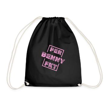Geschenk für Benny - Turnbeutel - Schwarz - Vorne