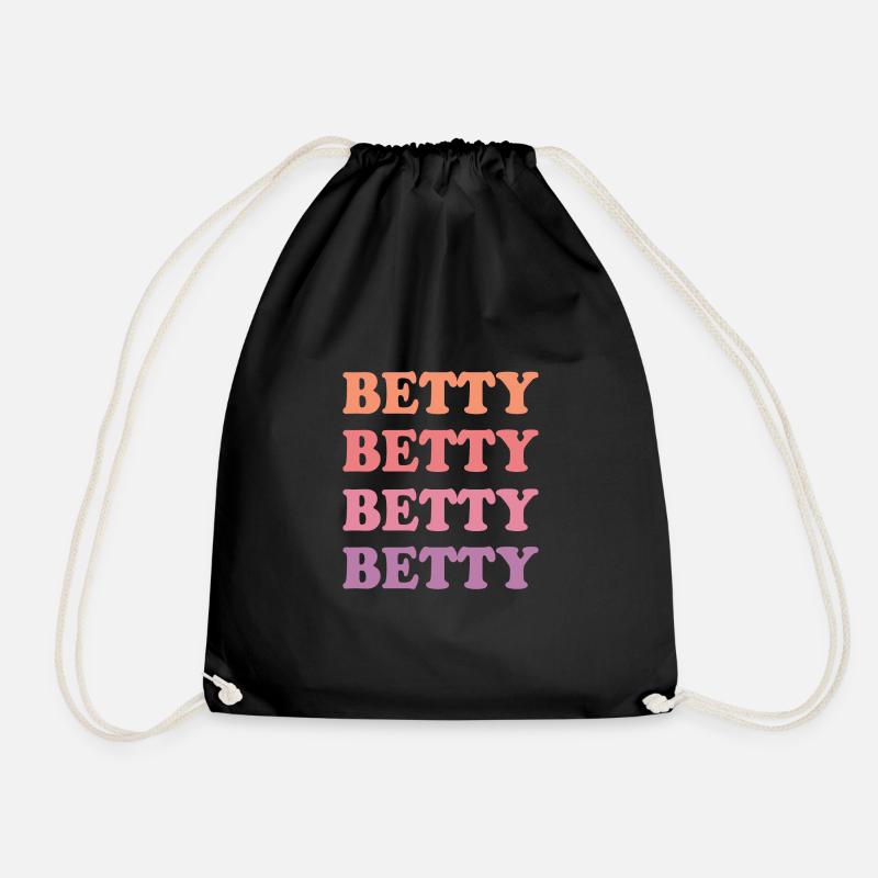 Betty comme nom - Sac de sport léger - noir
