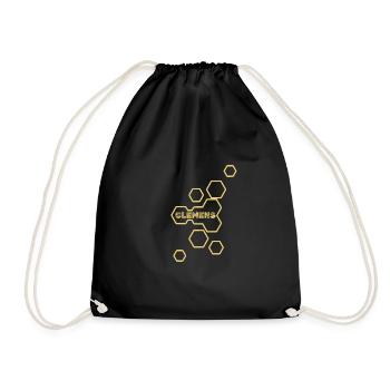 Gift for Clemens - Drawstring Bag - black - Front