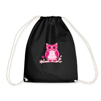 bande dessinée Owl - Sac de sport léger - noir - Devant