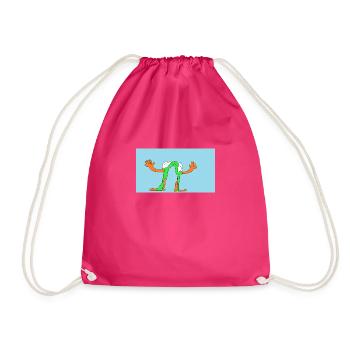 Grenouille gymnaste - Sac de sport léger - fuchsia - Devant