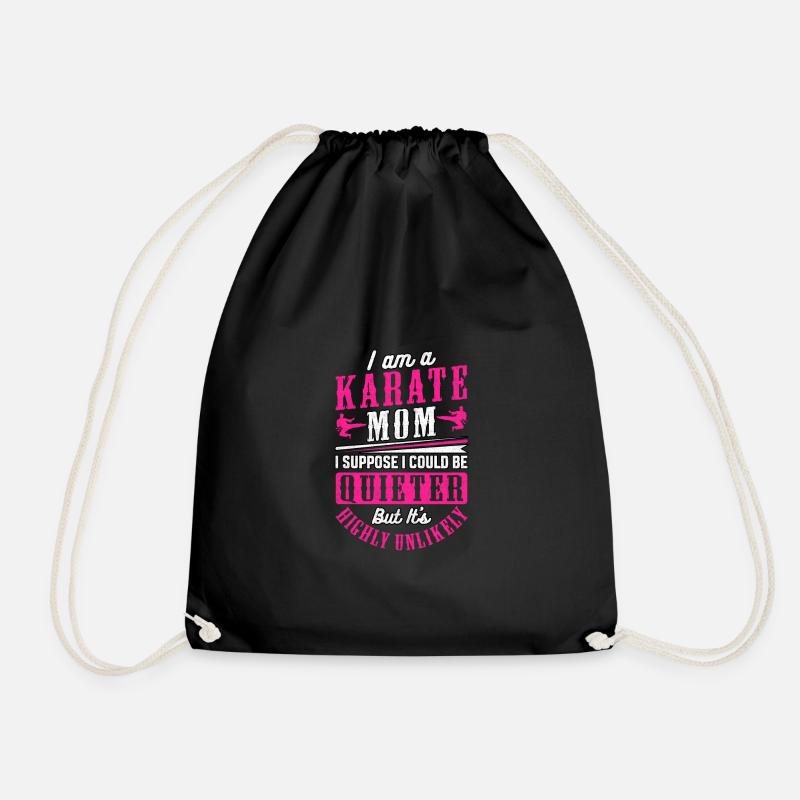 Karate Mama - Turnbeutel - Schwarz
