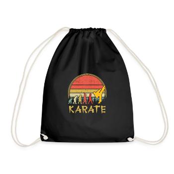 Karaté - Sac de sport léger - noir - Devant