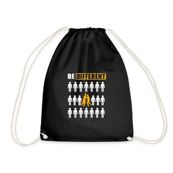 Be Different Judo - Drawstring Bag - black - Front