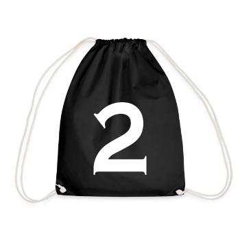 2 - Sac de sport léger - noir - Devant