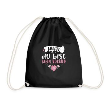Maman, tu es mon modèle - Sac de sport léger - noir - Devant