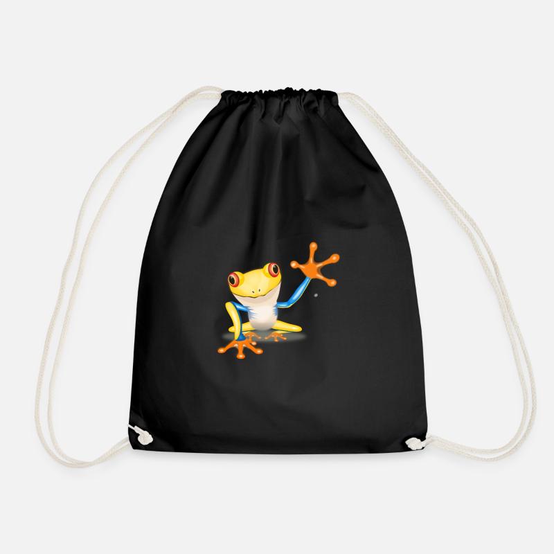 frog - Turnbeutel - Schwarz