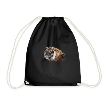 Bengalischer Tiger - Turnbeutel - Schwarz - Vorne
