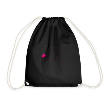 heart 635293 1280 - Turnbeutel - Schwarz - Vorne