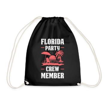 Équipe de fête en Floride - Sac de sport léger - noir - Devant