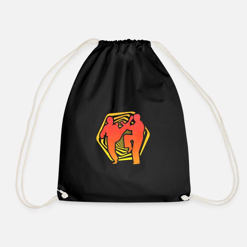 Karate - Drawstring Bag - black