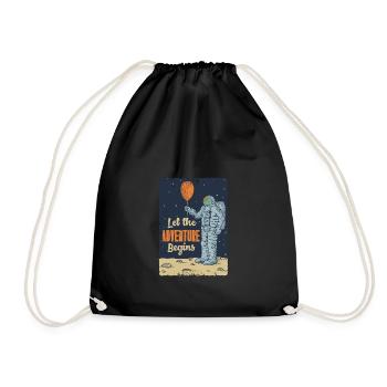 Let the Adventure L’idée de cadeau de Bégin - Sac de sport léger - noir - Devant