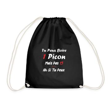 Tu peux noire un picon - Sac de sport léger - noir - Devant