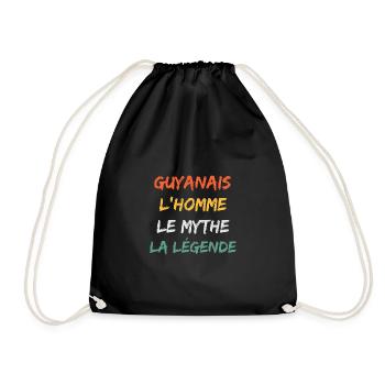 Guyanais - Sac de sport léger - noir - Devant
