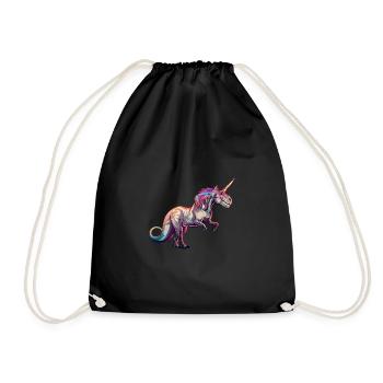 The Magic Unicorn - Drawstring Bag - black - Front