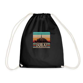 DUBAI ARAB EMIRATE CITY Holiday Ready for Holidays - Drawstring Bag - black - Front