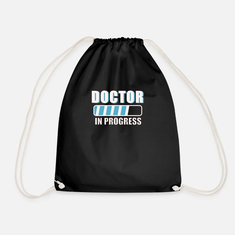 Doktor Abschluss Doktor Arbeit Doktoren - Turnbeutel - Schwarz