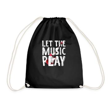 Guitariste guitariste guitariste musicien musique - Sac de sport léger - noir - Devant