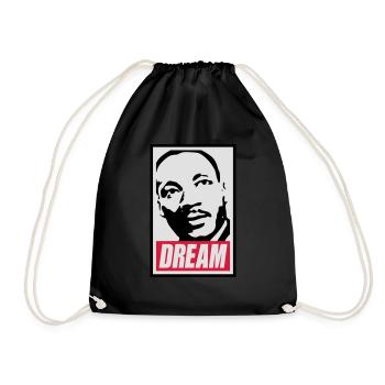 Obey x Dream MLK - Turnbeutel - Schwarz - Vorne