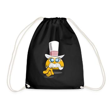 emoticon_recrute_2 - Sac de sport léger - noir - Devant