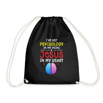 Psychologie - Sac de sport léger - noir - Devant