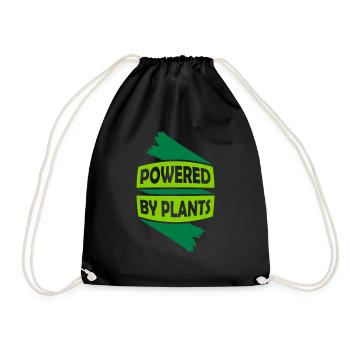 Propulsé par des plantes - Sac de sport léger - noir - Devant